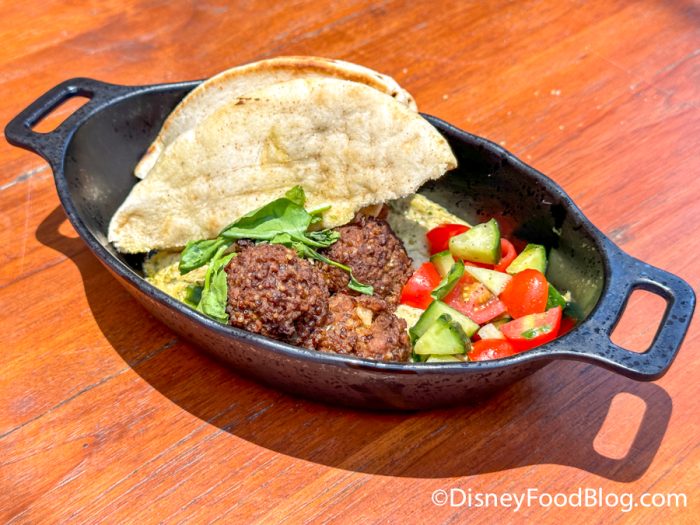 Felucian Kefta and Hummus Garden Spread