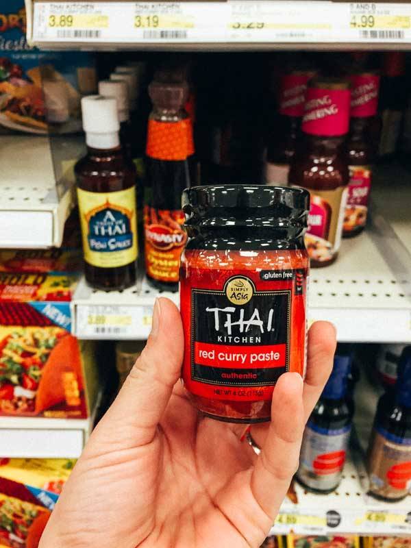 Grocery Shopping at Target - Curry Paste.