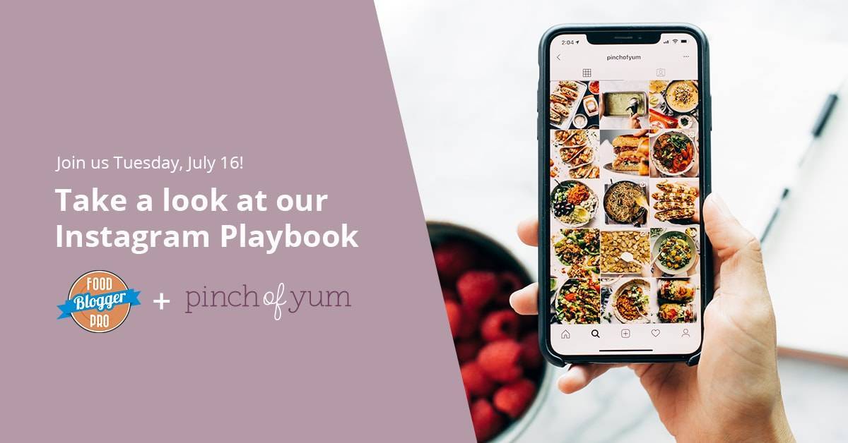 Instagram Playbook Event promo.