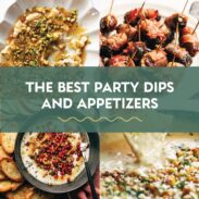 Best party dips and appetizers.